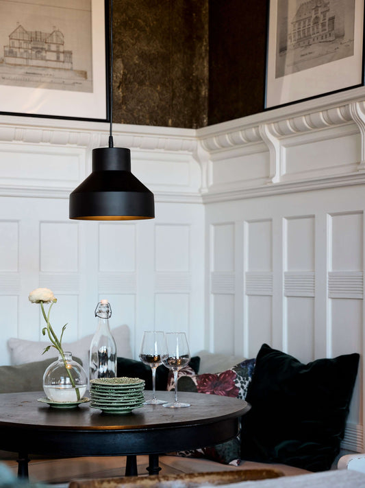 Taklampa Solo Svart 26 cm