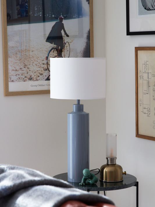 Bordslampa Solo 65 cm Blank Denim/Vit