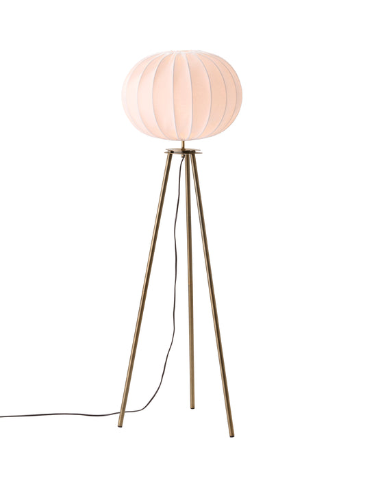 Golvlampa Base Tripod Antikmässing