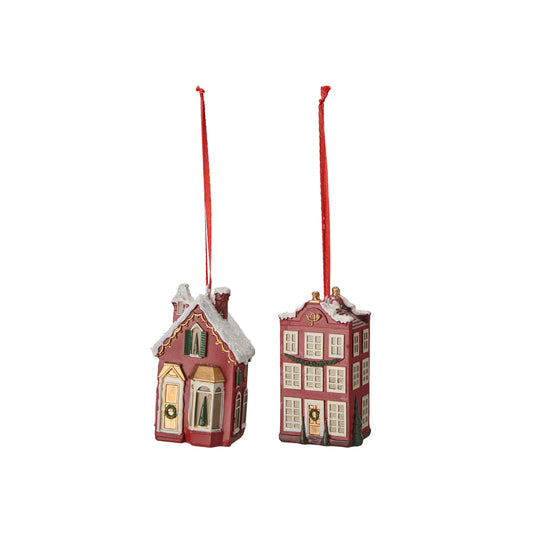 Julhänge Hus 2-pack