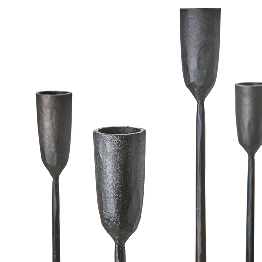 Golvljusstake Thor Svart