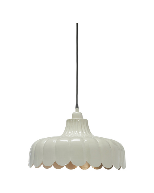 Taklampa Wells Beige