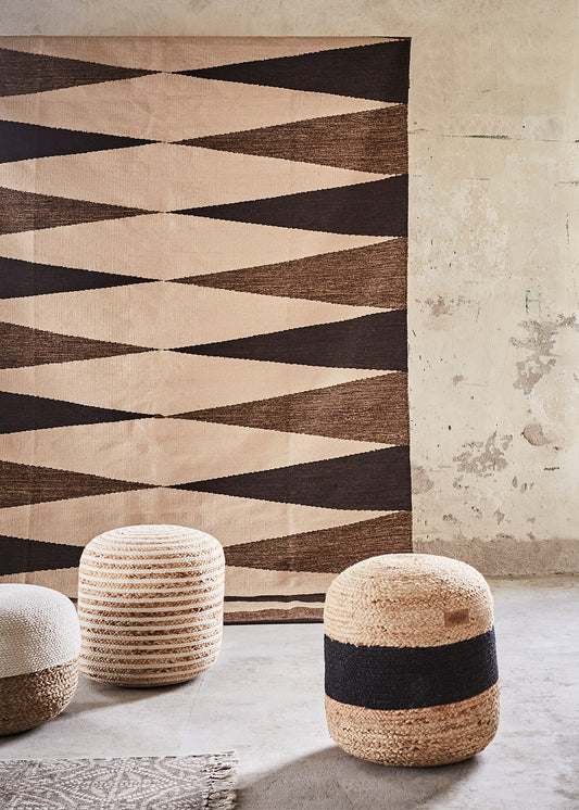 Sittpuff Juni Randig Large