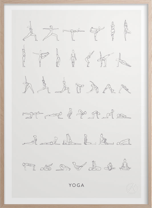 Poster "Yoga" 50 x 70 cm