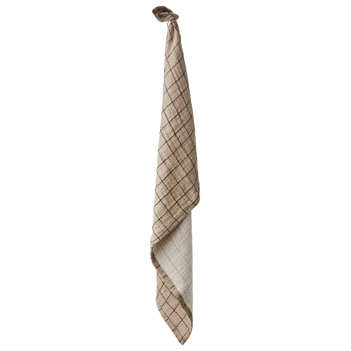 Kökshandduk Elsa Beige/svart 3-pack