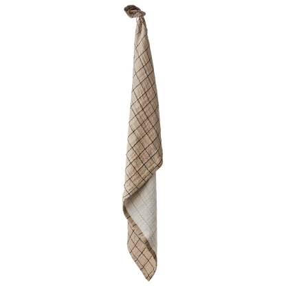 Kökshandduk Elsa Beige/svart 3-pack