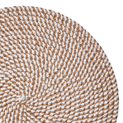 Tallriksunderlägg Elina Beige/elfenben 4-pack