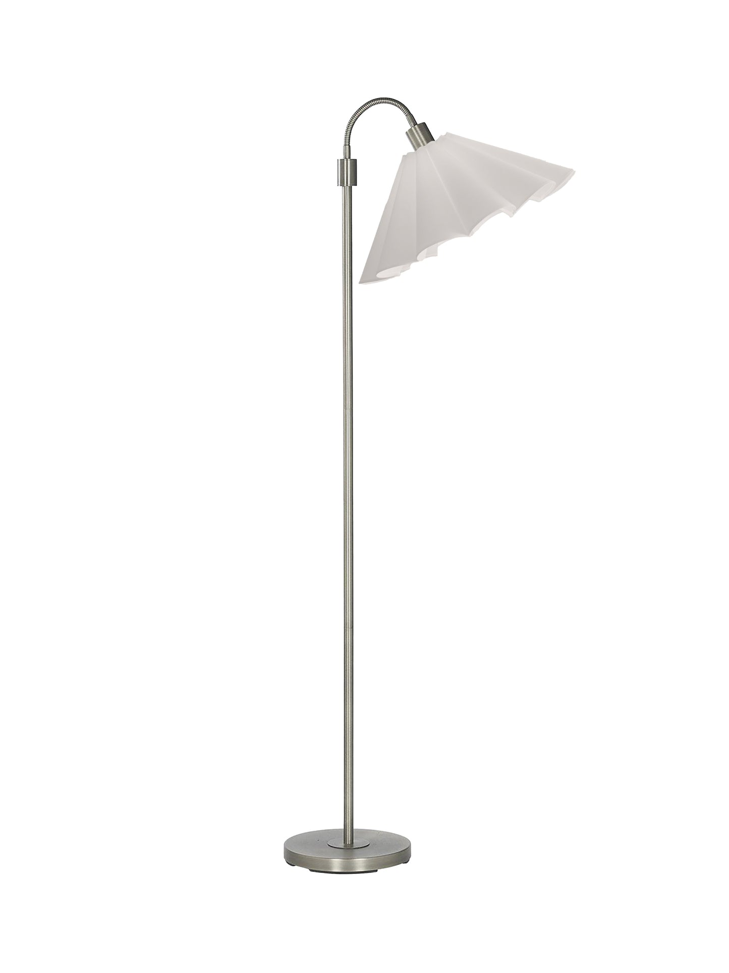 Golvlampa Amy flex 1 arm inkl skärm - Krom