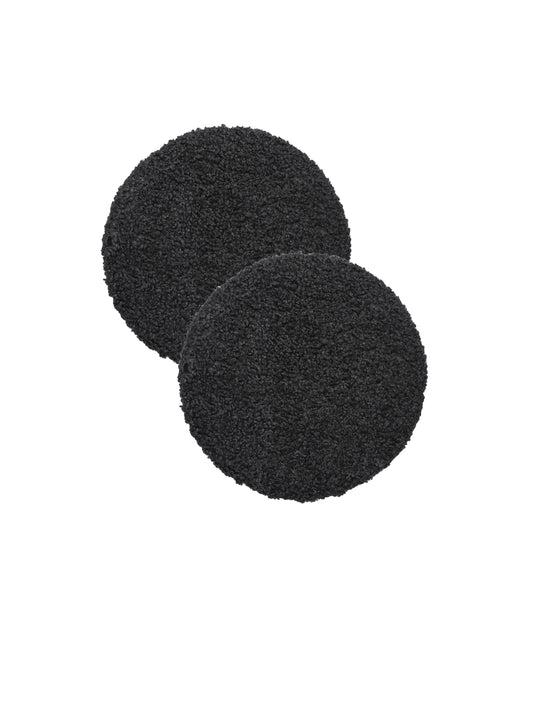 Stolsdyna Teddy 2-pack Svart