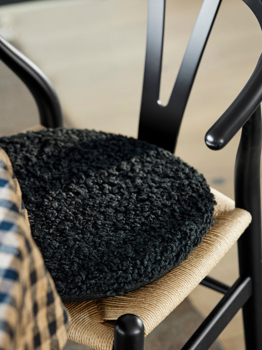 Stolsdyna Teddy 2-pack Svart