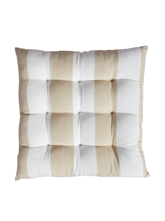 Stolsdyna Louise Beige/vit 40x40 cm