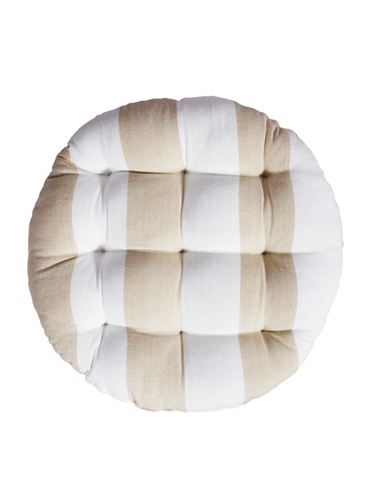 Stolsdyna Louise Beige/vit 40 cm