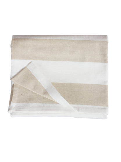 Bordsduk Louise Beige/vit 145x250 cm