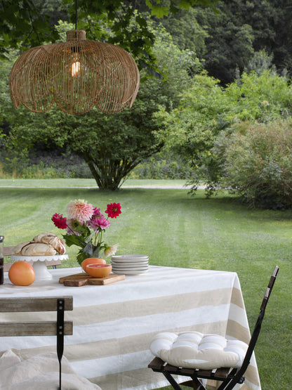 Bordsduk Louise Beige/vit 145x250 cm