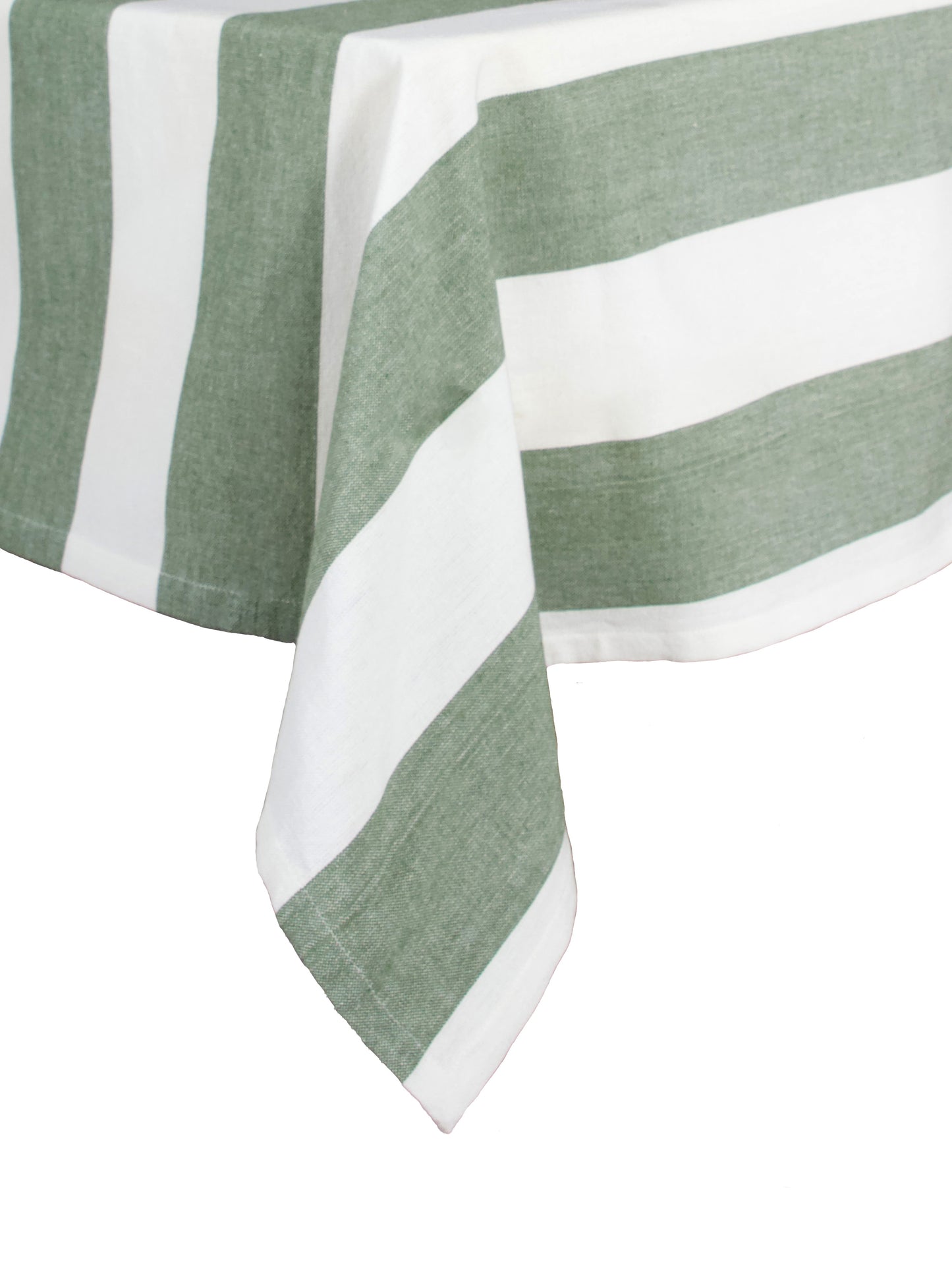 Bordsduk Louise Grön/vit 145x250 cm