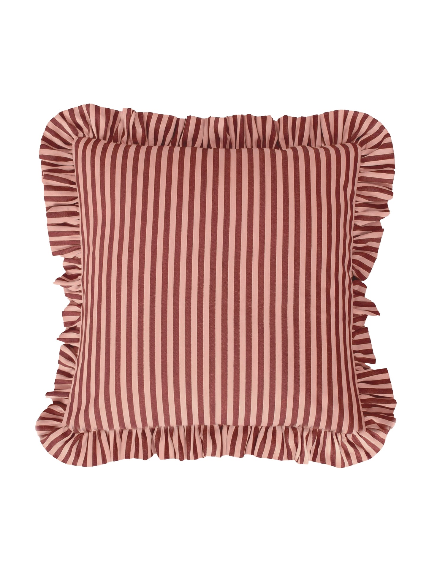 Kuddfodral Tuva Vinröd 45 x 45 cm