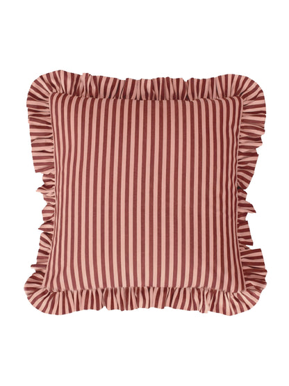 Kuddfodral Tuva Vinröd 45 x 45 cm