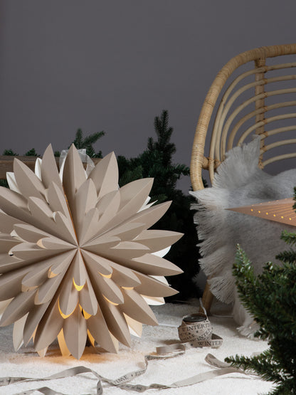Julstjärna Hyacint Beige