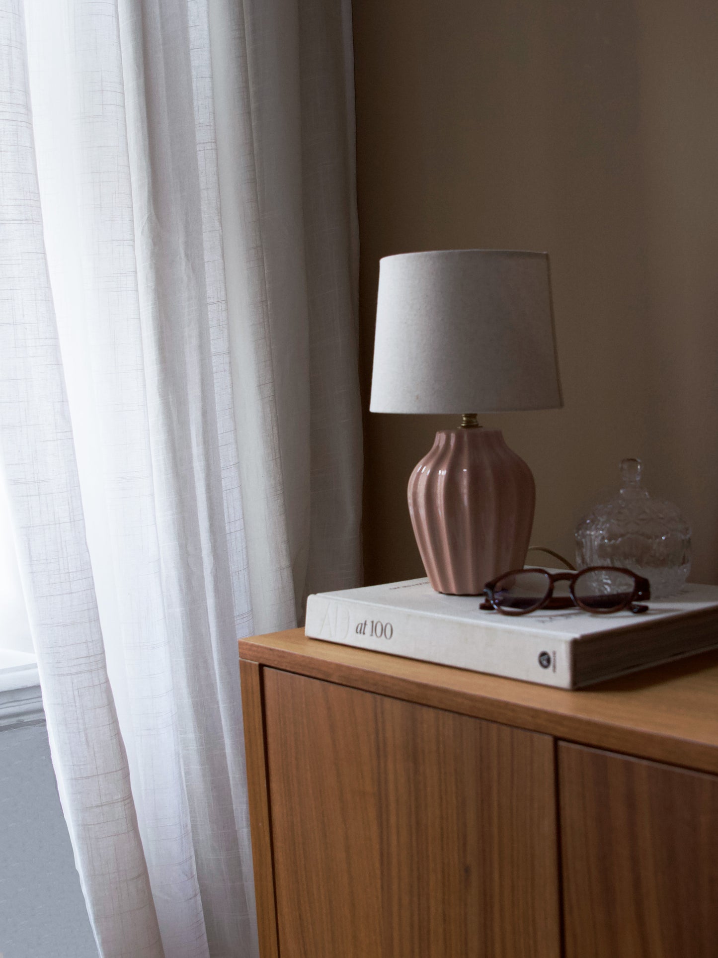 Bordslampa Lyon Ljus Rosa 31 cm