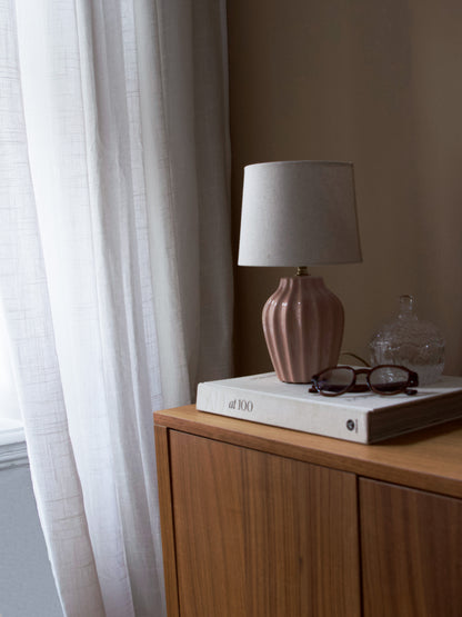 Bordslampa Lyon Ljus Rosa 31 cm