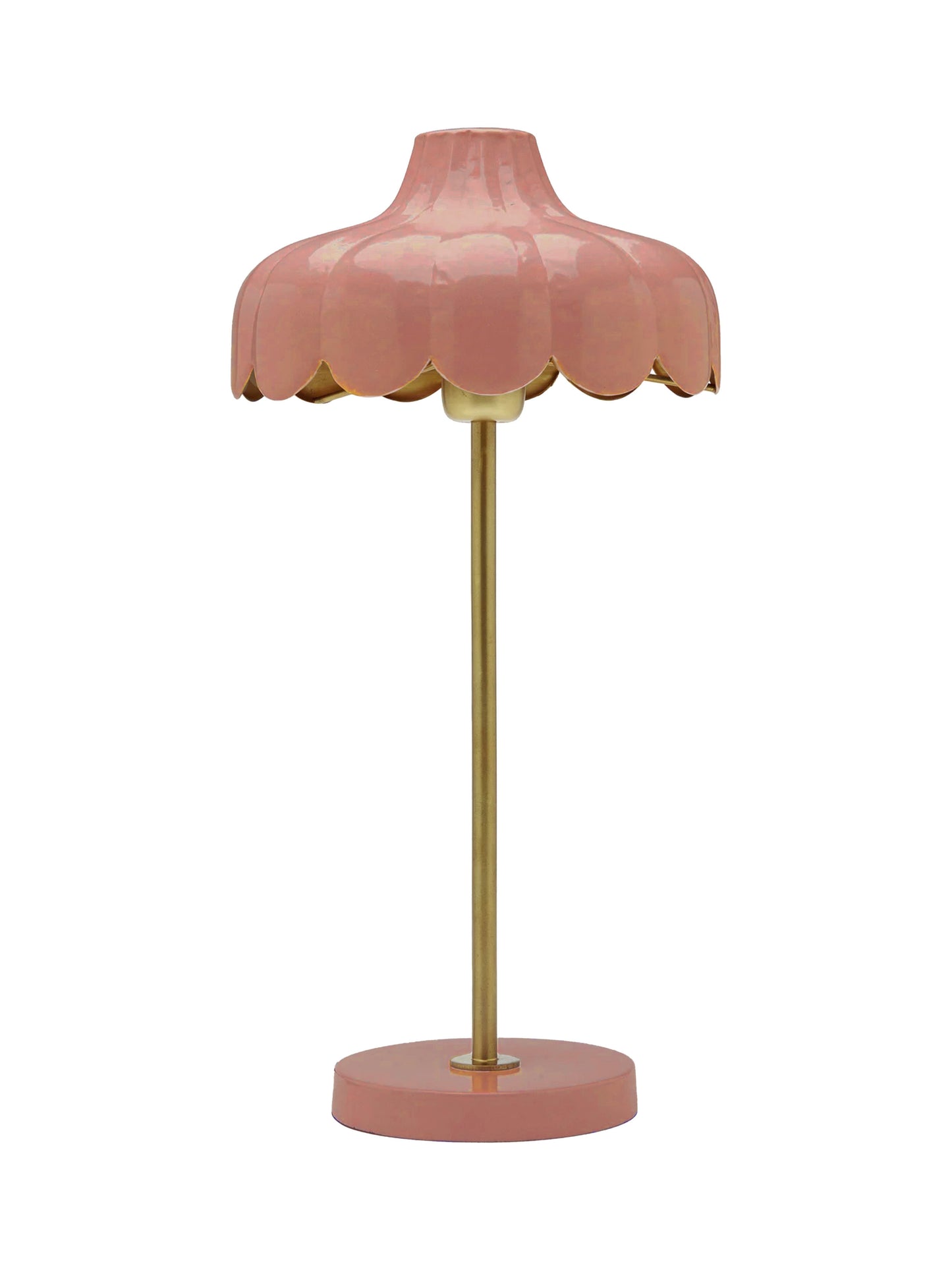 Bordslampa Wells Mellanrosa