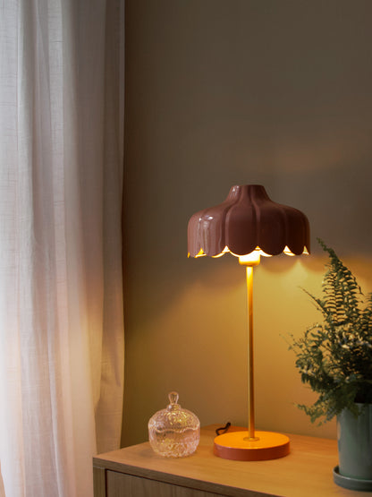 Bordslampa Wells Mellanrosa