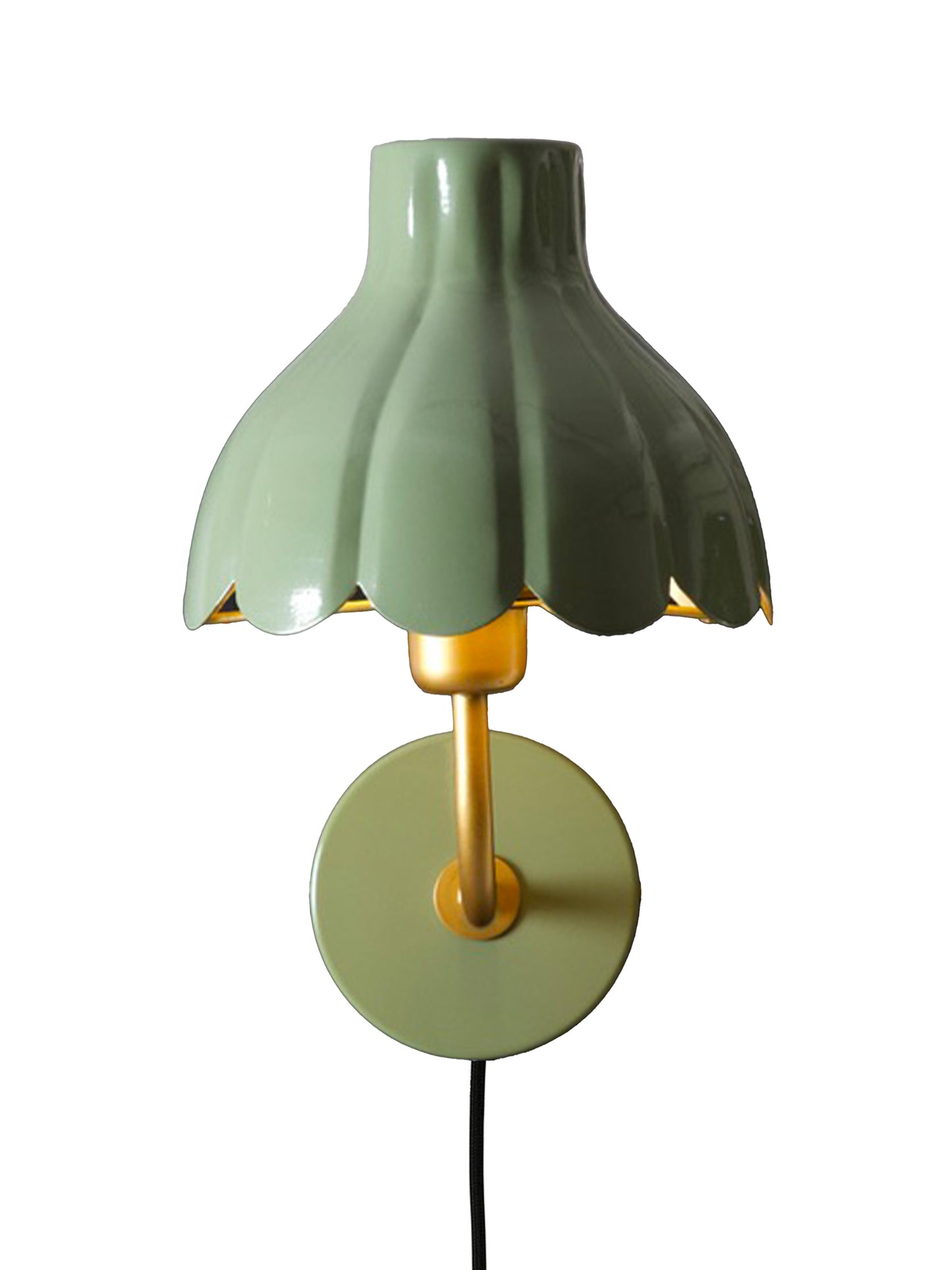 Vägglampa Wells Mossa