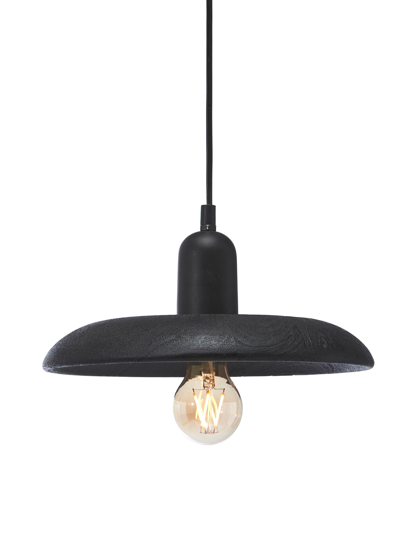 Taklampa Bliss 28 cm Svart Rustik