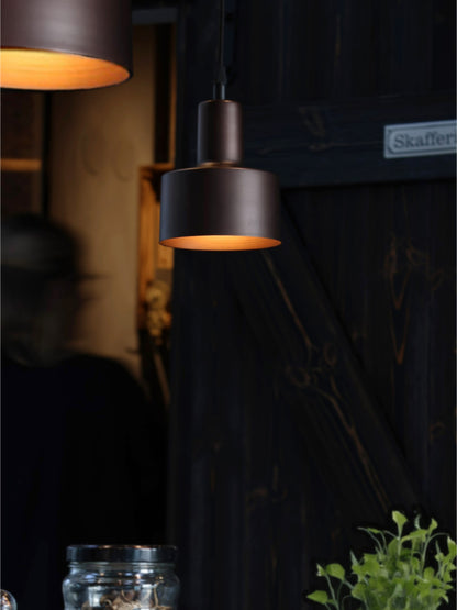 Fönsterlampa Solo Antik Brun 13 cm