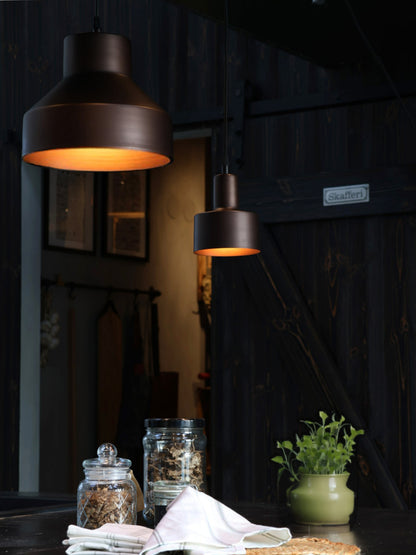 Fönsterlampa Solo Antik Brun 13 cm