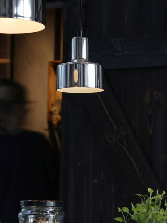 Fönsterlampa Solo Silver 13 cm