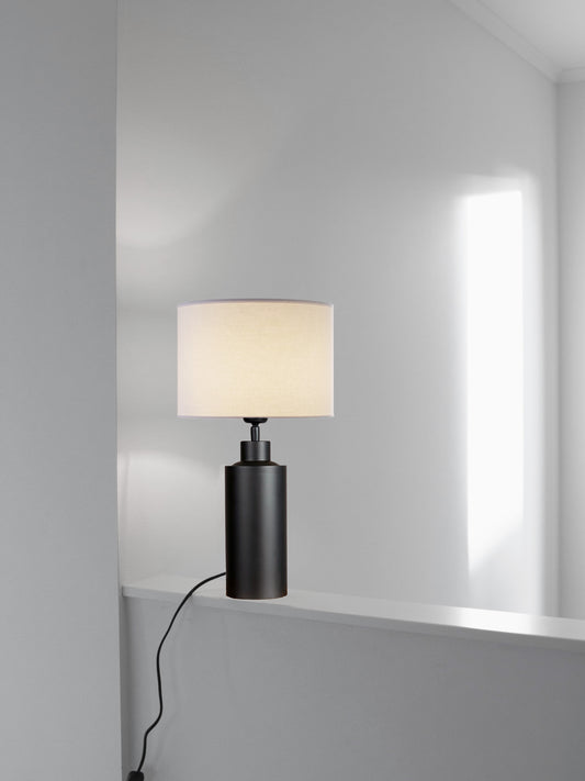Bordslampa Solo 55 cm Svart/Vit