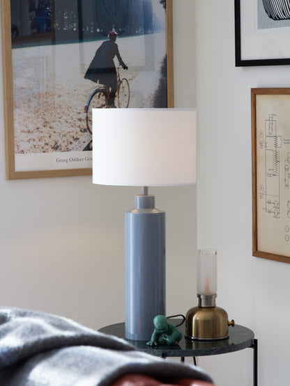 Bordslampa Solo 65 cm Blank Denim/Vit