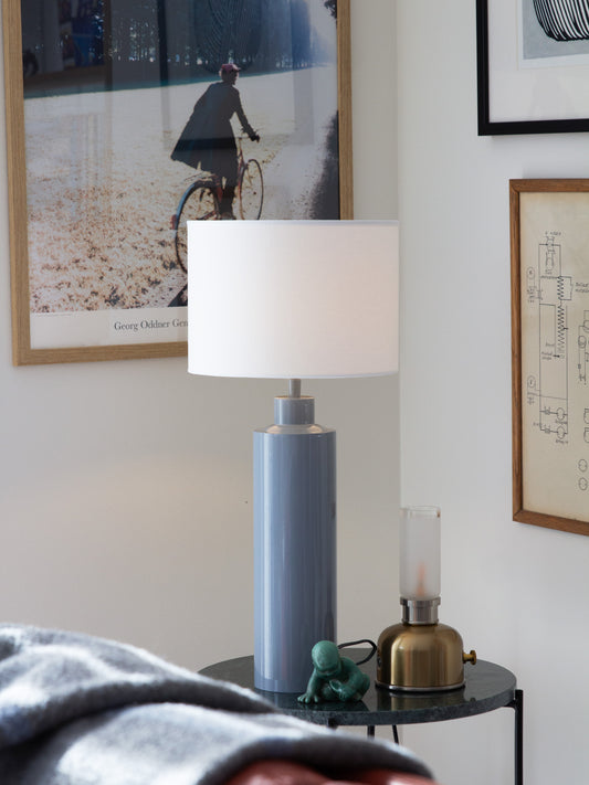 Bordslampa Solo 65 cm Blank Denim/Vit