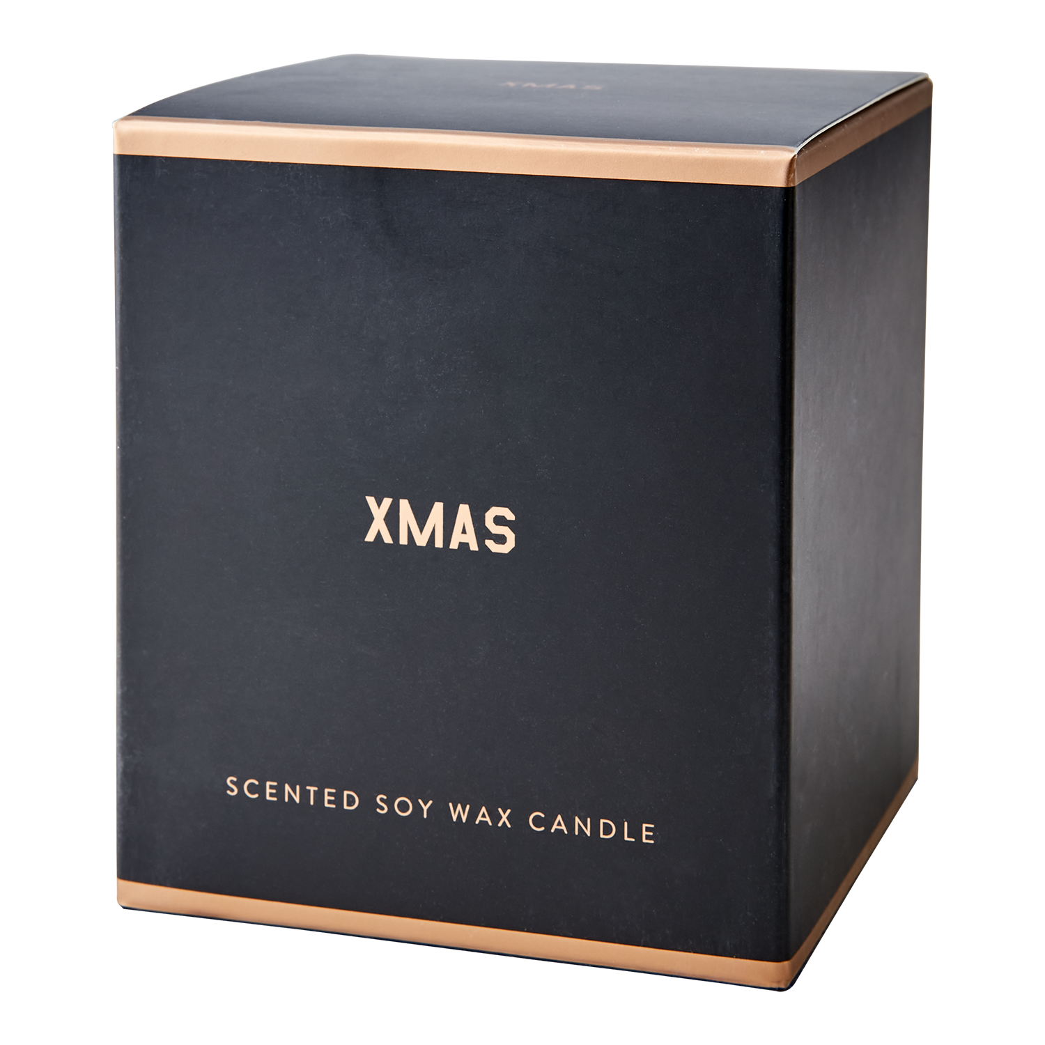 Svart doftljus i förpackning