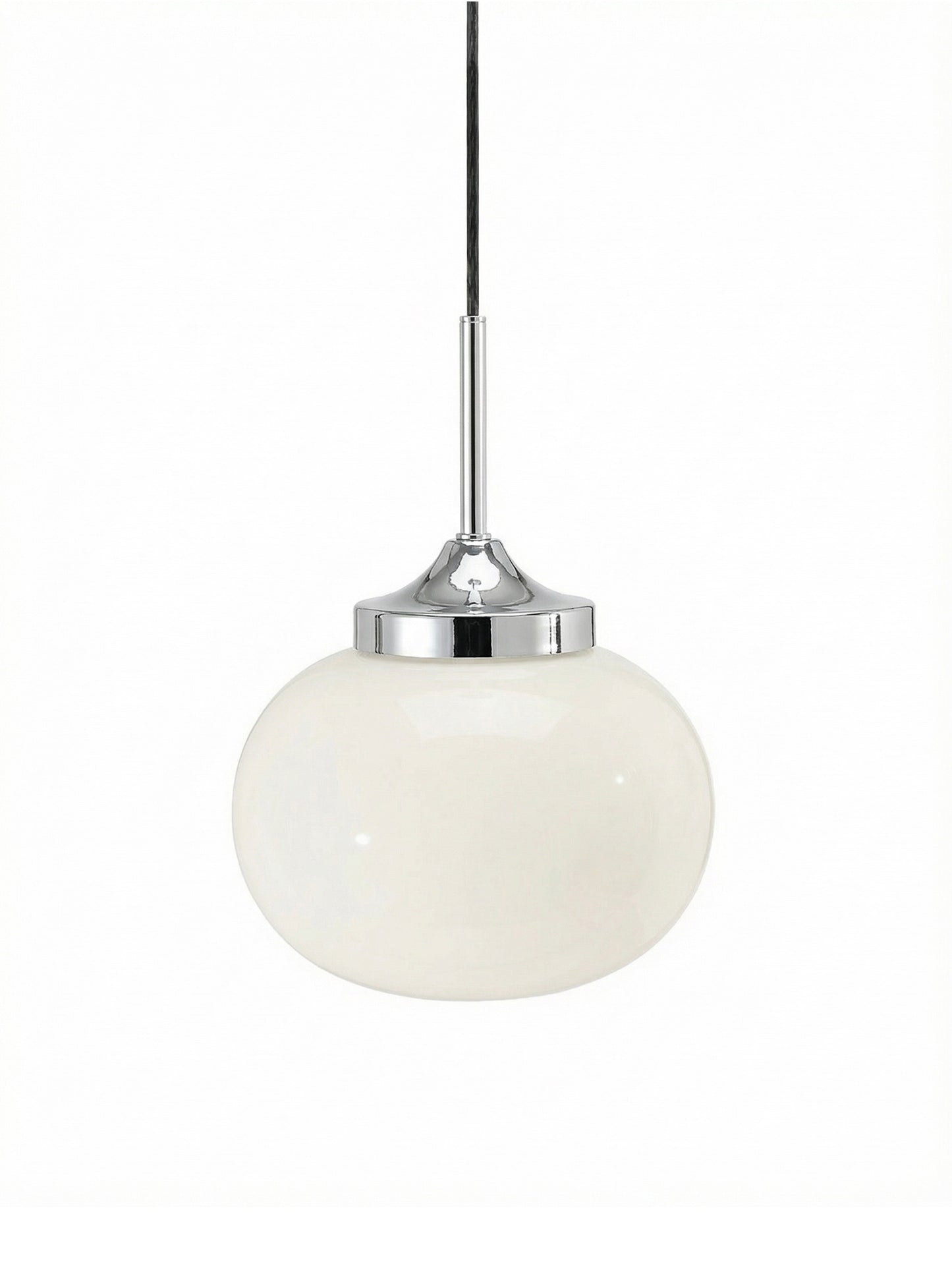 Fönsterlampa Elsy Vit/krom 18 cm