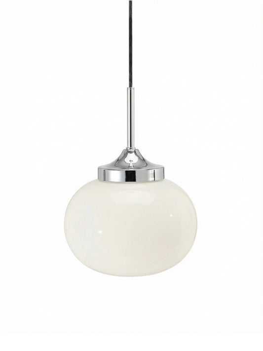 Fönsterlampa Elsy Vit/krom 18 cm