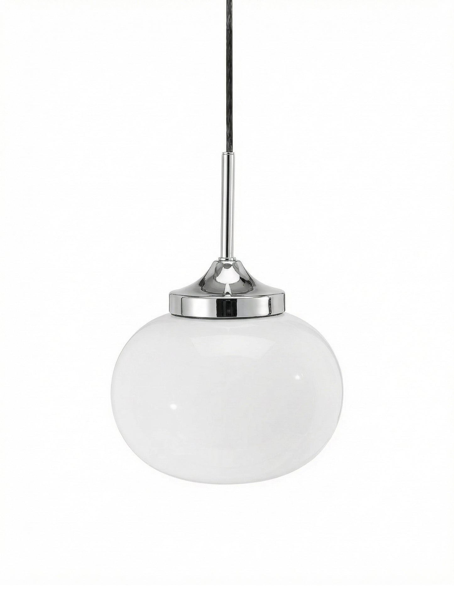 Fönsterlampa Elsy Vit/krom 18 cm