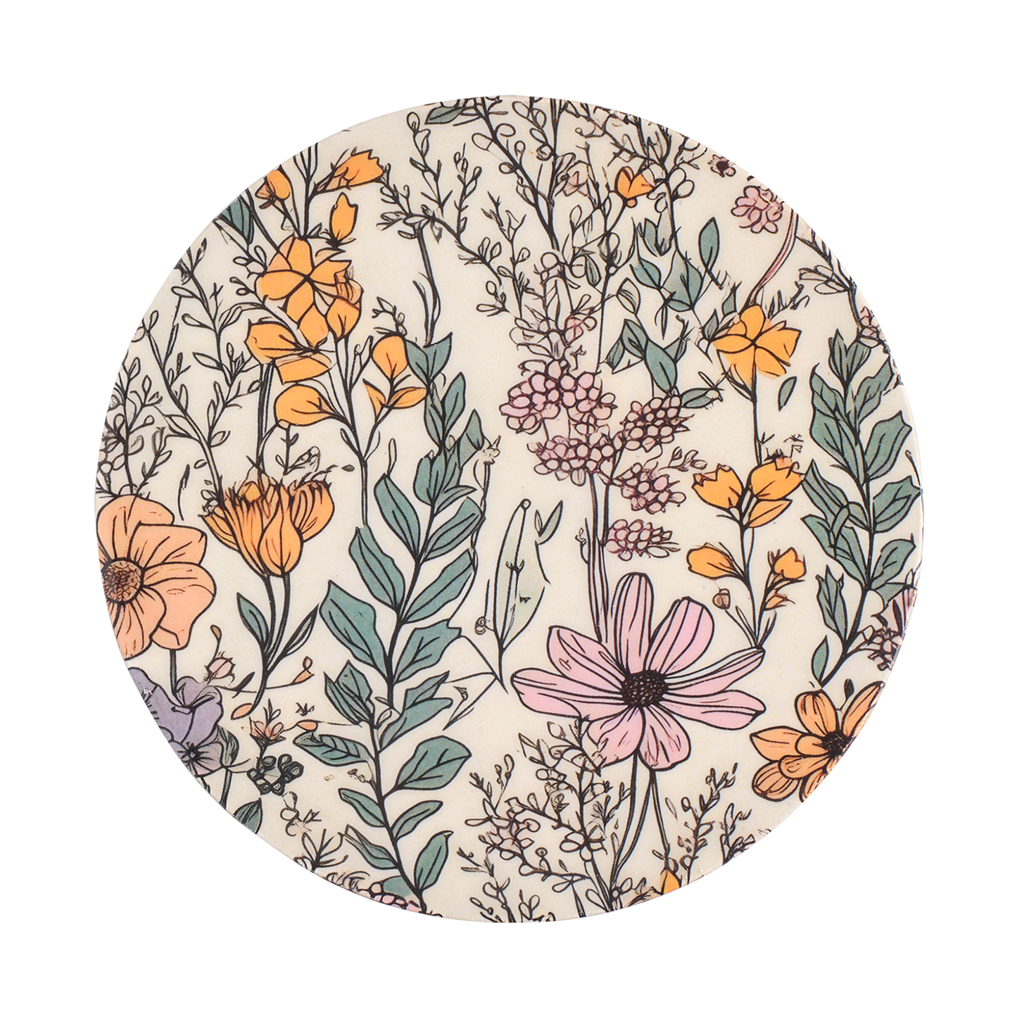 Glasunderlägg Eldorado Flerfärgad 4-pack