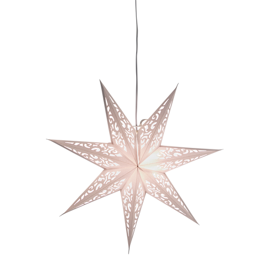 Julstjärna Uni Vit 60 cm