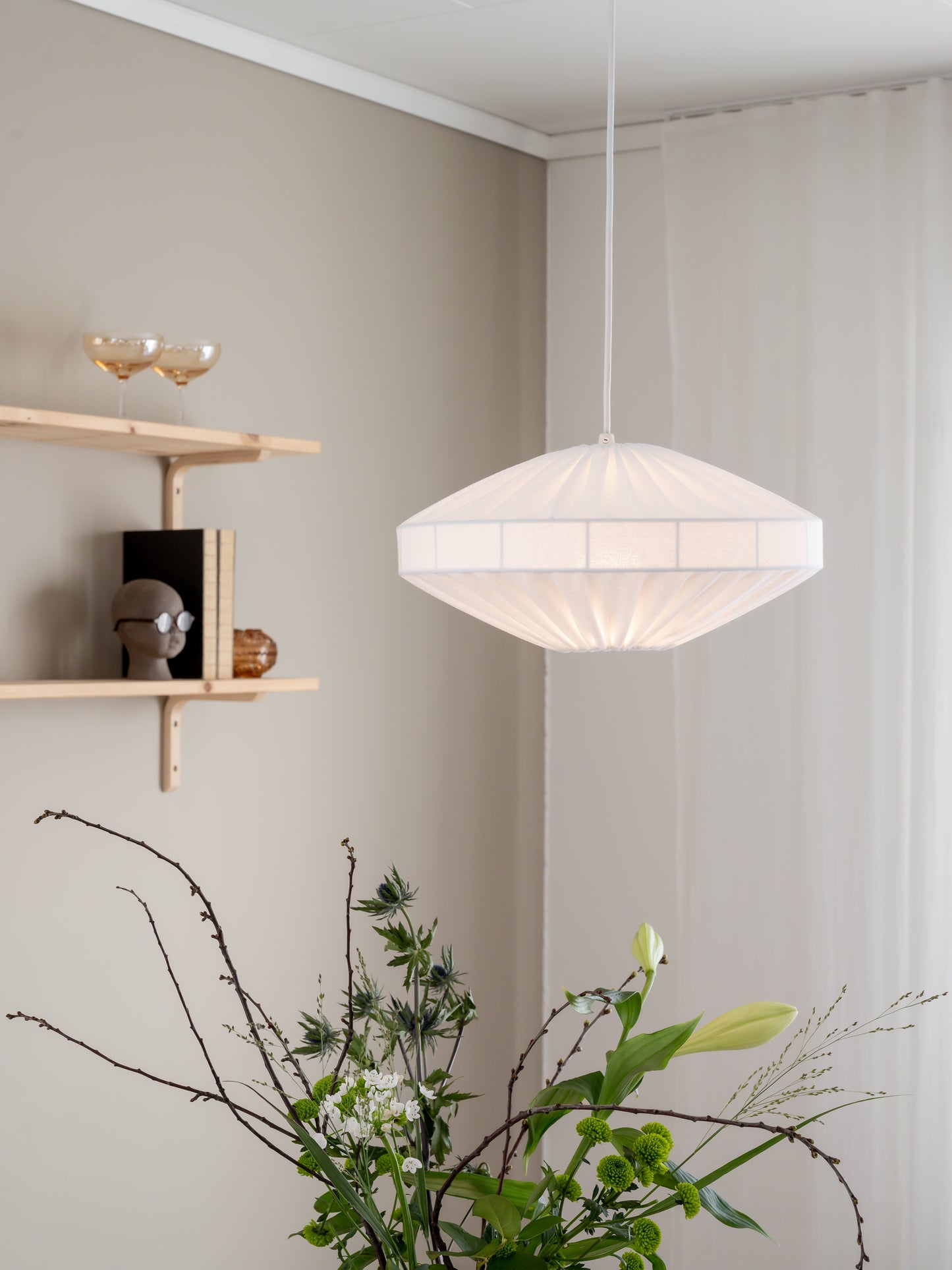 Taklampa Edith 38 cm