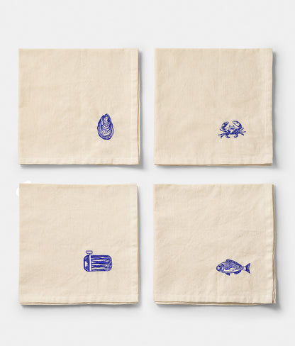 Servetter Le Mer 4-pack