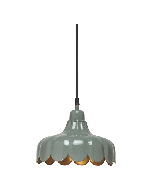 Fönsterlampa Wells Grön 24 cm