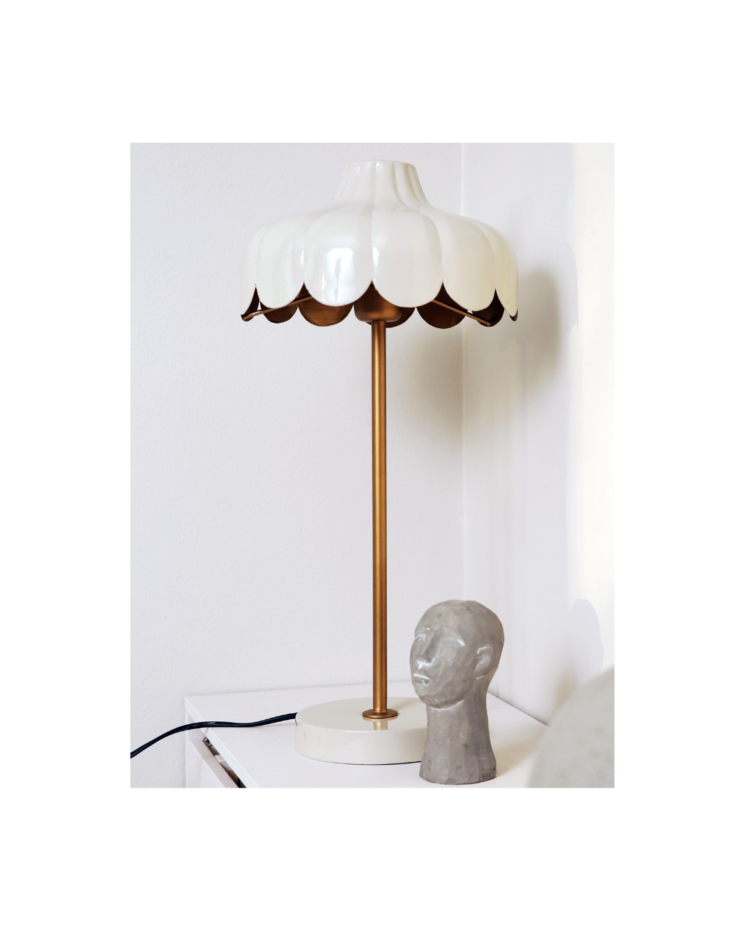 Bordslampa Wells Vit