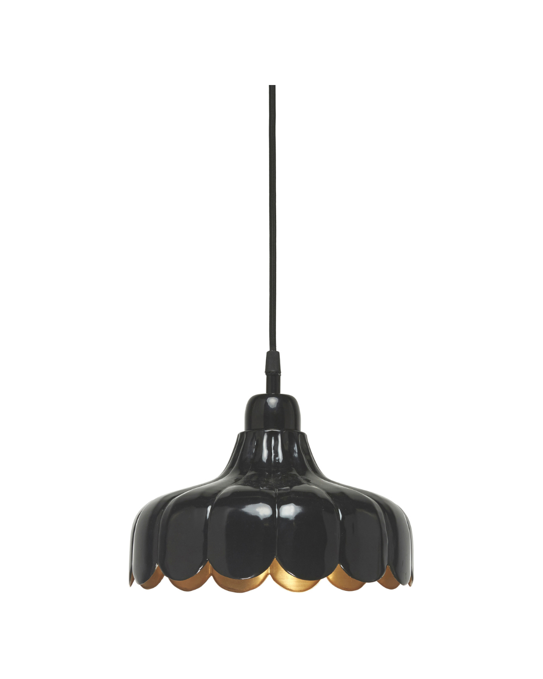 Fönsterlampa Wells Svart 24 cm